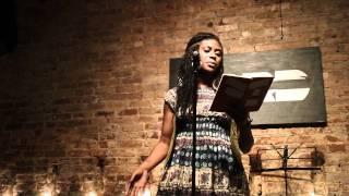 Spoken Word Poet Imani Jolie Cooper @ The Inspired Word's NYC Open Mic Joint