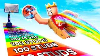 Dunking BASKETBALL Race In Roblox