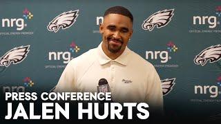 Postgame Press Conference: Jalen Hurts | Philadelphia Eagles vs. New Orleans Saints