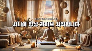  몸과 마음을 위한 명상 시간!⭐시니어 맞춤 라이브 명상 클래스 #시니어명상 #노년기마음건강 #불면증명상 #스트레스해소명상 #시니어힐링 #힐링음악 #건강한노년생활 #매일명상