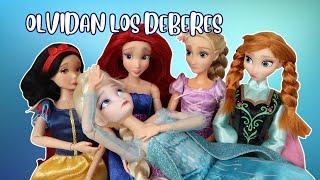 ¡Las Junior se Olvidan Sus Deberes! -  Princesas de Disney