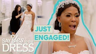 This Bride Just Got Engaged The NIGHT BEFORE Her Appointment! | Say Yes To The Dress