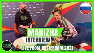 RUSSIA EUROVISION 2021: Manizha - Russian Woman (INTERVIEW) // Live from Rotterdam
