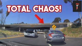 Driver Almost Causes Multi-Vehicle Collision | Hit and Run | Bad Drivers, Instant Karma Dashcam582