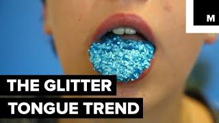 Glitter tongue