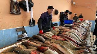 Такого мы не ожидали!Как Узбеки разделывают Рыбу !!!!!!