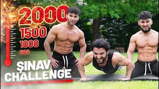 2000 ŞINAV ÇEKTİK! (Push Up Challenge) I Shredded Brothers