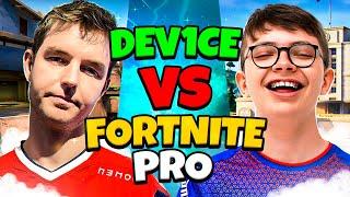 Who Will Win? dev1ce vs Fortnite Pro In An Epic Aim Battle!