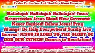 In Jesus Name Worldwide Revival Prevail! JESUS IS LORD TO THE GLORY OF GOD OUR FATHER!(6)