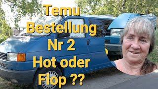 Unboxing Temu Bestellung  tolles für meinen VW T4 Spot billig bin sehr zufrieden Zubehör Bulli