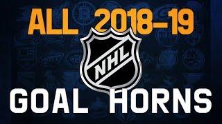 All NHL Goal Horns (2018-19)