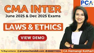 ETHICS FULL COURSE | CMA INTER | CA HEMANGI KOTHARI | #cmaexam #cma #ethics #lawclasses #cmainter