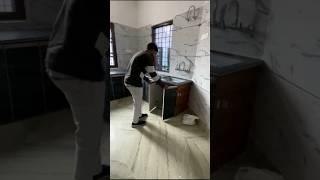 Achcha kitchen design #carpenter #furniture #youtube #design #home #2024 Aneesh Ahmad Carpenter
