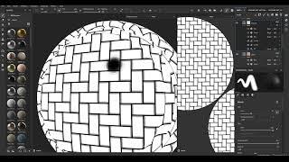 herringbone texture Substance painter