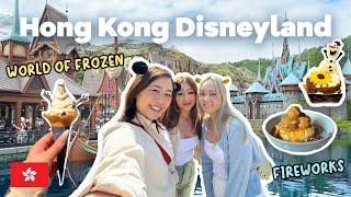 HONG KONG DISNEYLAND | World of Frozen ️ Should you go? Explore Arendelle, rides, food + tips