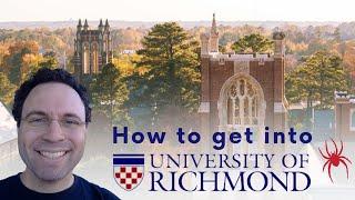 How to get into University of Richmond