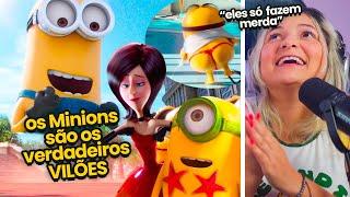 Os Minions mostrando que sua pior atitude sempre é a próxima