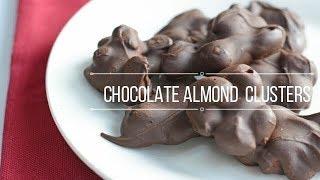 Easy 2 Ingredient Chocolate Almond Clusters Recipe