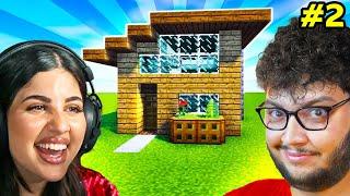 اخيرا عملت بيت مع صبا | Minecraft