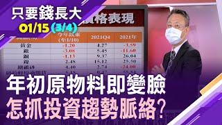 【利率vs原物料正相關?極端氣候+政治干預 2022投資脈絡?從泛資源基金績效找答案!】20220115(第3/4段)只要錢長大*鄭明娟(朱岳中)