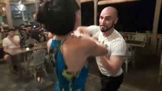 Social Dance in Bali | Ayu Ris with the guest | Con Calma Salsa Version | Herb Library Ubud