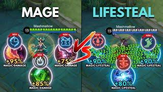 Alice Mage Build vs Alice Lifesteal Build - Build Top 1 Global Alice ~ MLBB