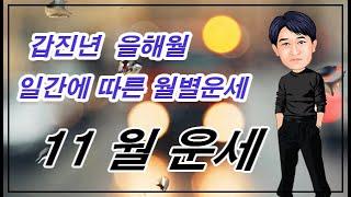 갑진년 을해월(11월) 일간별 운세