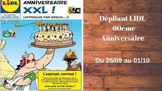 Dépliant LIDL  60éme Anniversaire Du 25/09 au 01/10