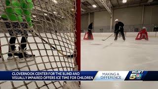 Cincinnati center for blind, visually impaired offers ice time for children