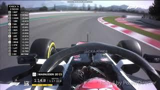 F1 2020 onboard- Kevin Magnussen Haas(Preseason 2020 day 1)