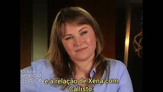 Lucy Lawless talking about Hudson Leick (Legendado)