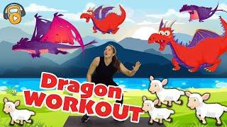 DRAGON WORKOUT (ages 3-8) | Tabata Kids Workout