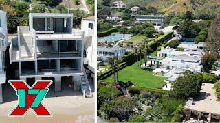 Kanye West's Dilapidated Malibu Home Is A Stone's Throw Away From Simon Cowell's Gorgeous Mansion