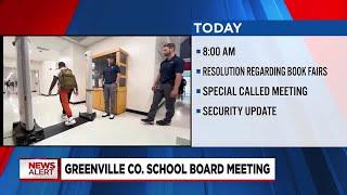 Greenville County School Board meeting