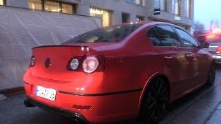 VW Passat R36 w/ Bull-X Exhaust - Revs and LOUD Accelerations