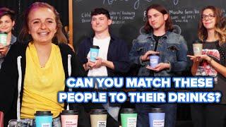 Barista Matches Coffee Orders To People