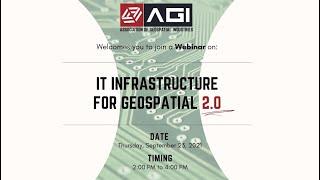 IT Infrastructure for Geospatial 2.0 Webinar