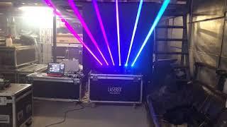 Laser bar rgb moving head