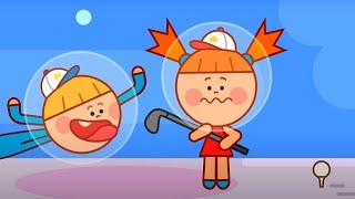Weltraum-Golf - Prinzessin spielzeit - Cartoons für Kinder
