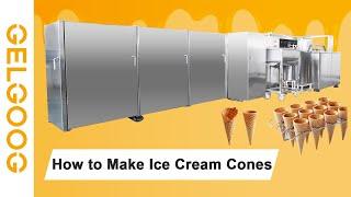 How to Make Ice Cream Cones Crispy  Cone Manufacturing Machine