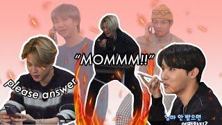 BTS calling their parents on camera and vice versa ft.Hobi’s sister | “mom, dad, please help!”