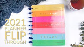 Flip Through My 2021 Happy Planner [Vertical Layout]