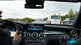 Mercedes 2019/2020 C300 4Matic 258 PS Drive On Autobahn A9