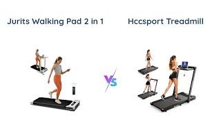 JURITS Walking Pad 2 in 1 vs Hccsport Treadmill 3 in 1 ‍️️‍️ - Which is Better?