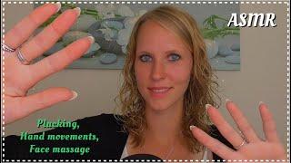 ASMR Plucking & Hand Movements , Face Touching  