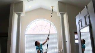 How to dust ceilings and recessed lighting @SavvyCleaner