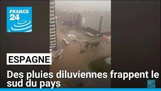 Des pluies diluviennes frappent le sud de l'Espagne • FRANCE 24