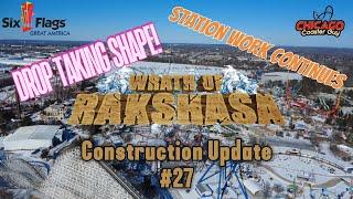 Six Flags Great America Wrath Of Rakshasa Construction Update #27