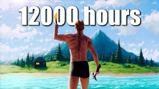 How a solo builder with 12,376 hours plays rust...