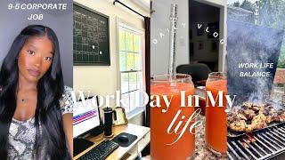 Work Vlog | 9-5 Work Day In My Life | Productive Work Days in DC | Work Life Balance & Bible Talks